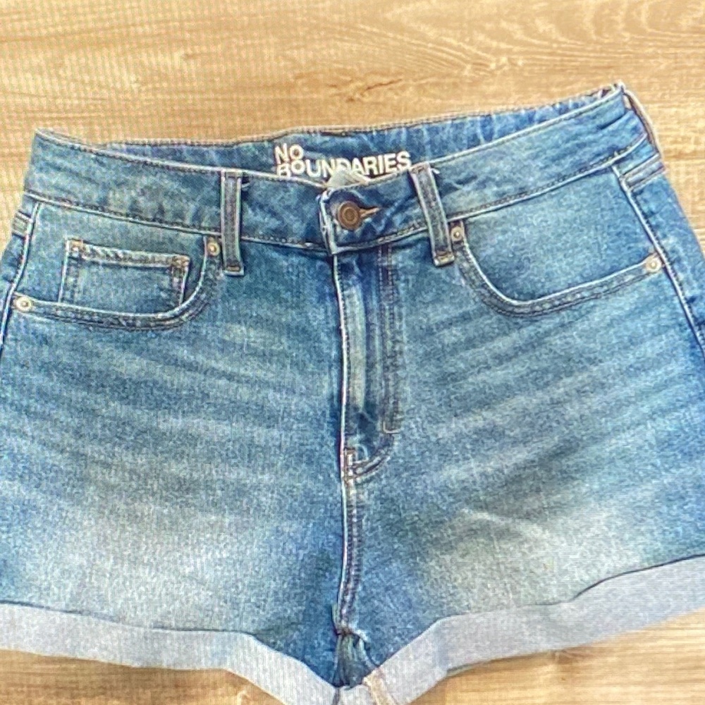 No Boundaries Denim Blue Jean Shorts